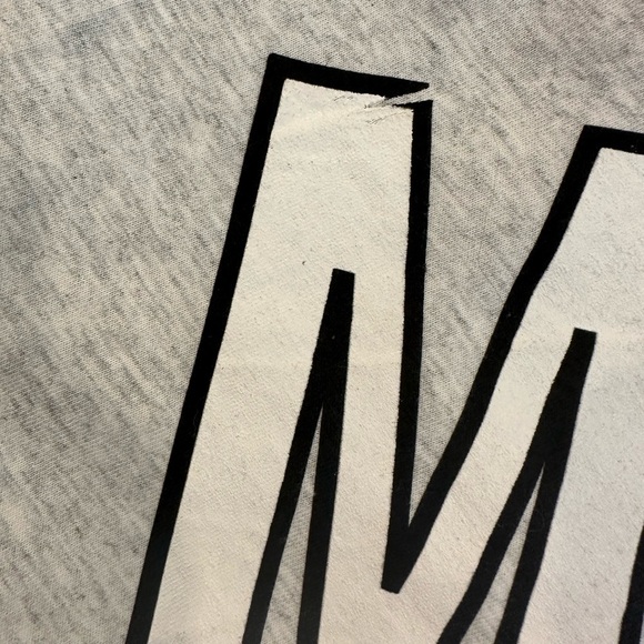 Vintage 80s Walt Disney Mickey Mouse Epcot Center USA Grey Unisex Tank XL - Picture 7 of 8